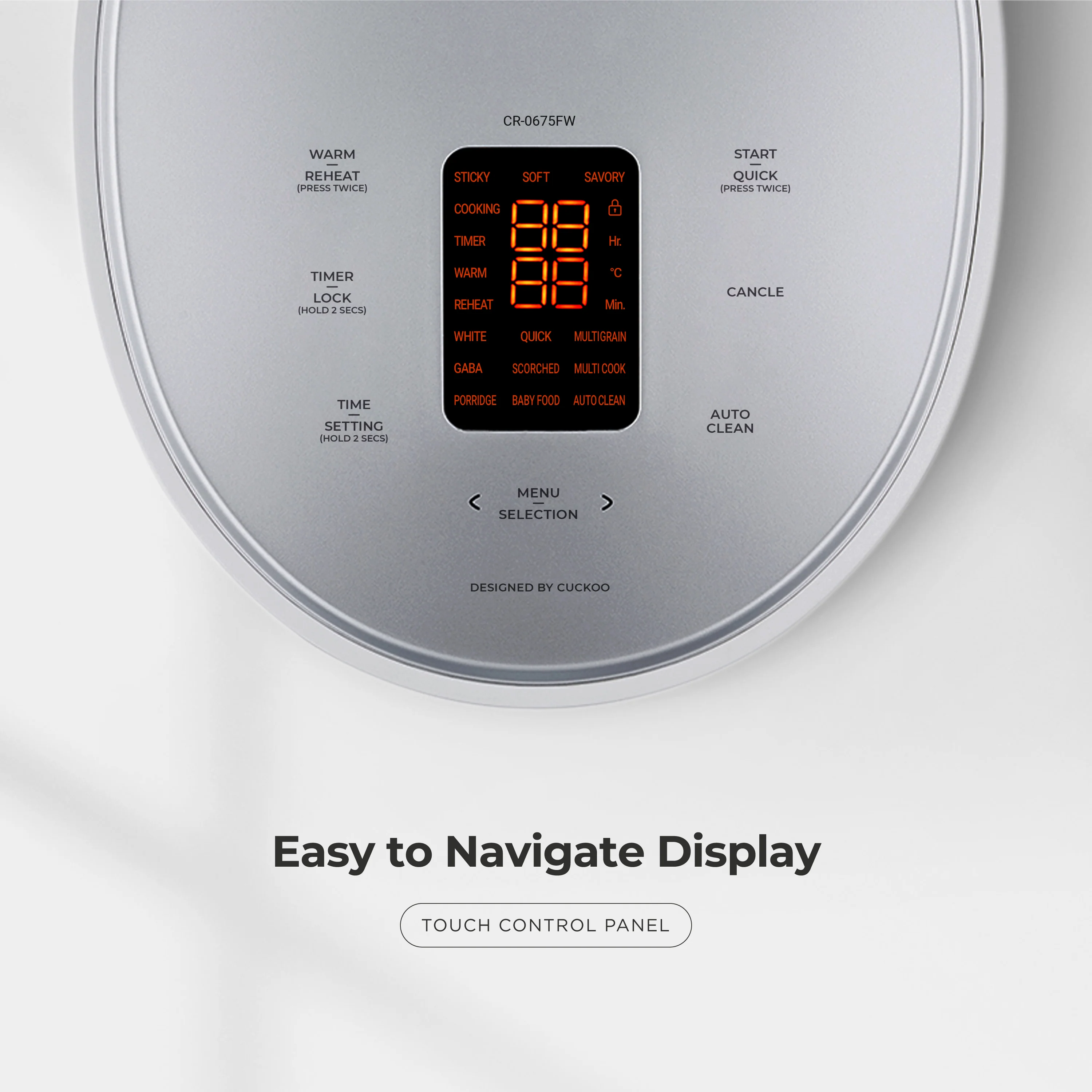 CUCKOO 6-Cup Micom Rice Cooker (CR-0675F) - Image 5