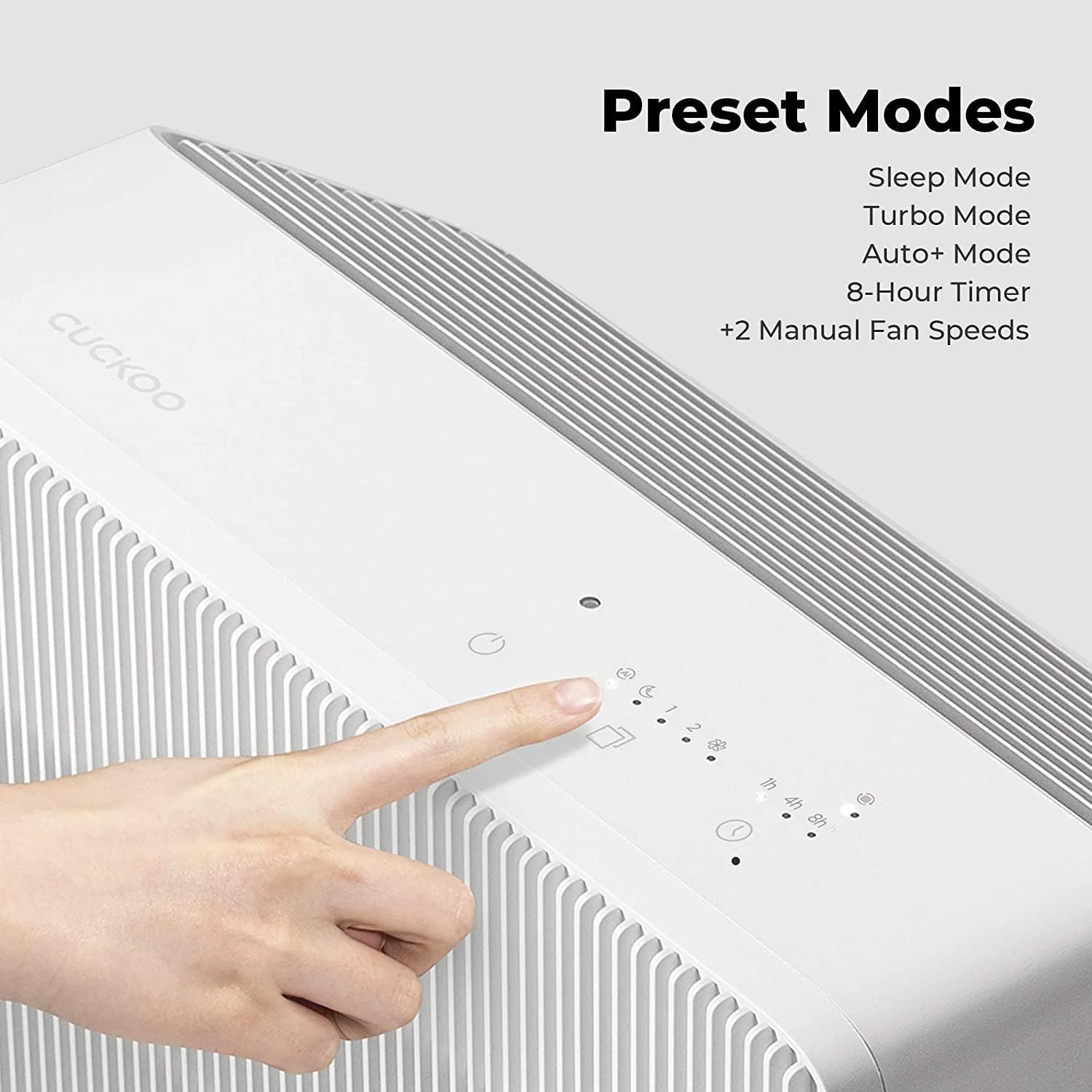 REFURBISHED_CUCKOO 3-Stage Filtration H13 True HEPA Compact Room Air Purifier (CAC-R1510FW) - Image 3